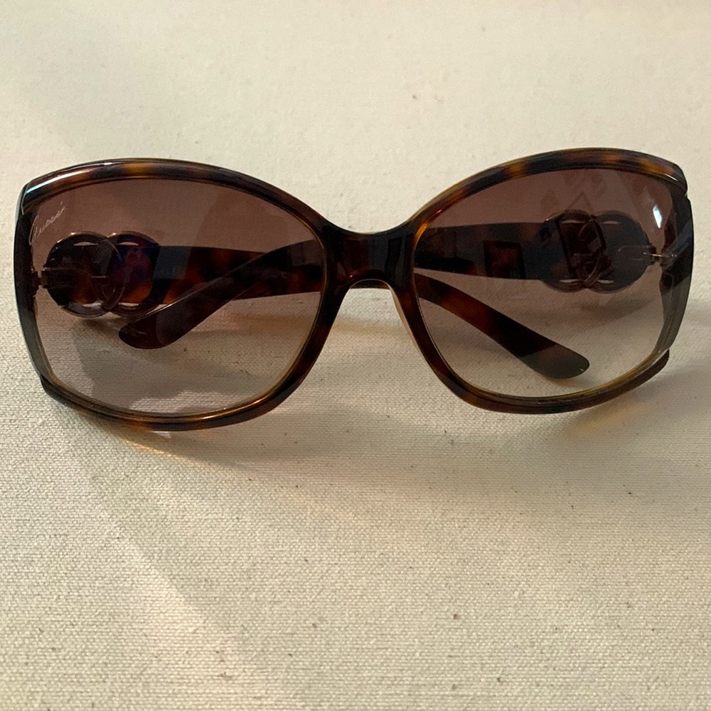 GUCCI 3521 Sunglasses GG 3521 GG3521/F/S C. 791JD Tortoise w/ Gold G Logo